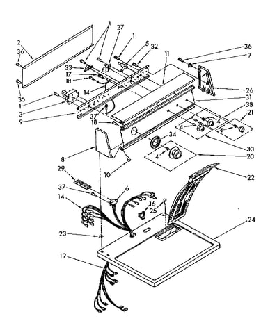 Top and console parts