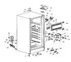 Kenmore 5648611162 cabinet parts diagram