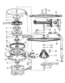 Motor, heater, and spray arm details