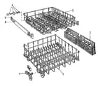 Kenmore 587701103 rack assembly diagram
