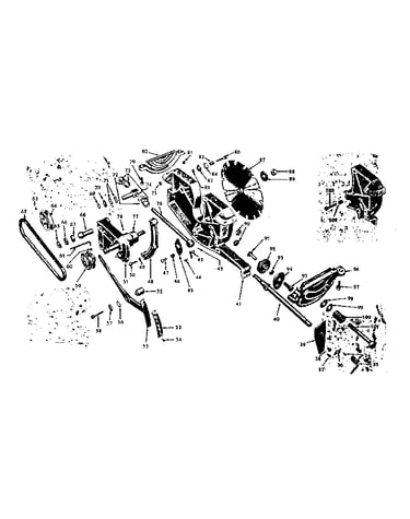 Trunnion/frame assembly
