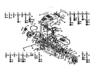 Craftsman 29968 hood, engine, channels and wheels diagram