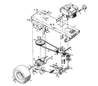 Craftsman 5022508491 drive assembly diagram