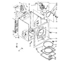Kenmore 1108647100 cabinet parts diagram