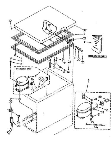 Door and unit parts