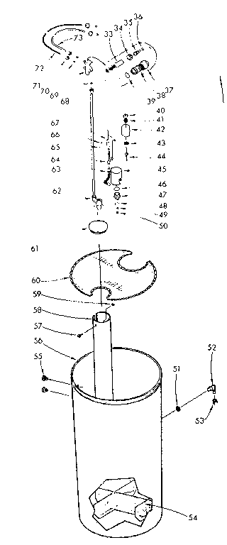 Salt storage tank and salt saver brine valve