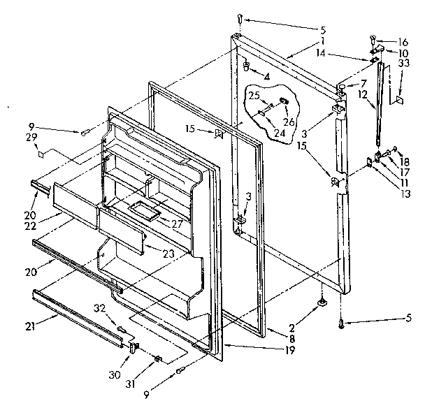 REFRIGERATOR DOOR PARTS