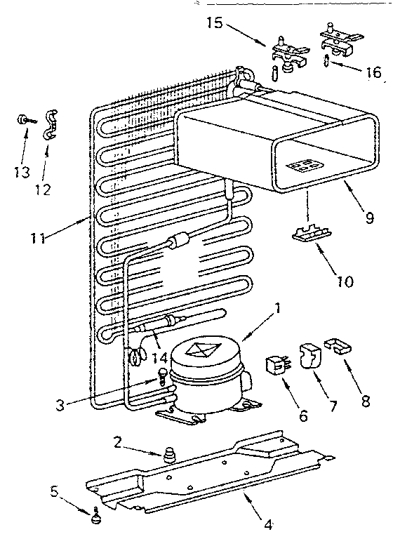 Cooling unit parts