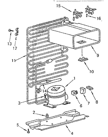 Cooling unit parts
