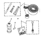 Kenmore 1068761490 optional parts (not included) diagram