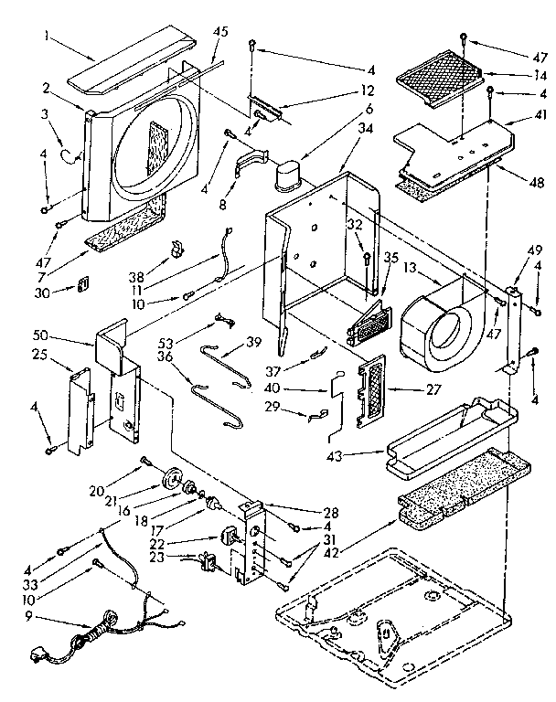 Air flow and control parts