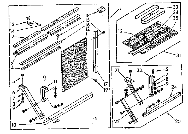 Accessory kit parts