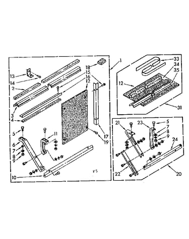 Accessory kit parts