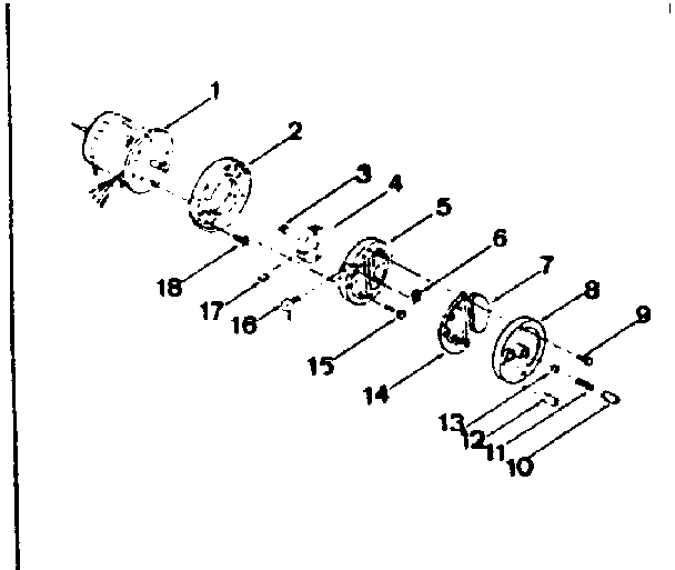 Motor and pump assembly