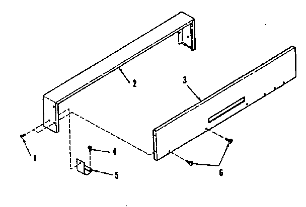 Backguard section