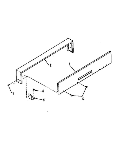 Backguard section