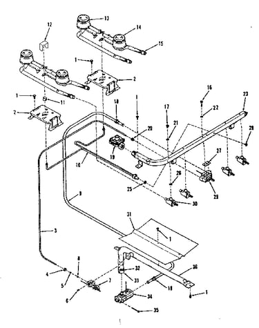Burner section