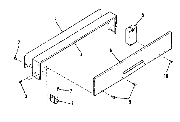 Backguard section