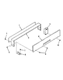 Backguard section