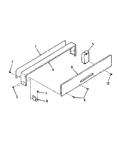 Backguard section