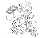 Craftsman 502249310 bin and chute assembly diagram