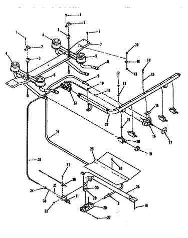 Burner section