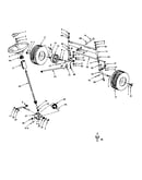 Steering, front axle and wheels