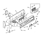 Kenmore 9119268710 backguard section diagram