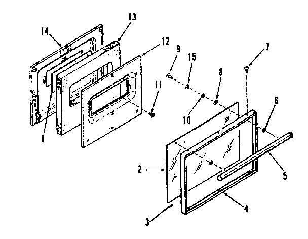 OVEN DOOR SECTION