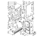 Kenmore 1068472430 cabinet parts diagram