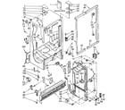 Kenmore 1068572410 cabinet parts diagram