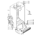 Kenmore 1068572870 cabinet parts diagram