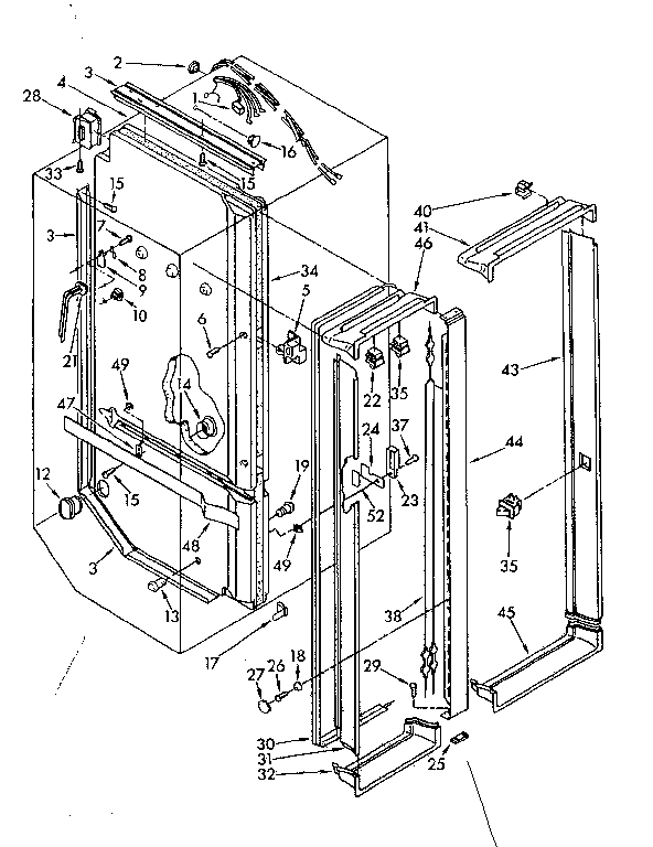 Breaker trim and liner parts
