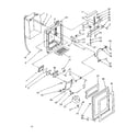 Kenmore 1068572870 dispenser front parts diagram