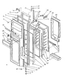 Refrigerator door parts