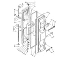 Kenmore 1068572870 freezer door parts diagram