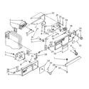 Kenmore 1068572870 air flow and control parts diagram