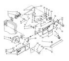 Kenmore 10685712810 air flow and control parts diagram