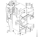 Kenmore 1068768115 cabinet parts diagram
