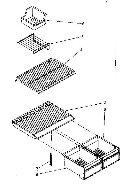 Shelf parts