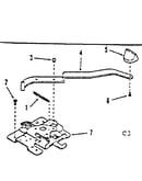 Oven door lock section