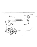 Oven door lock section