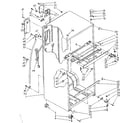 Kenmore 1068748422 cabinet parts diagram