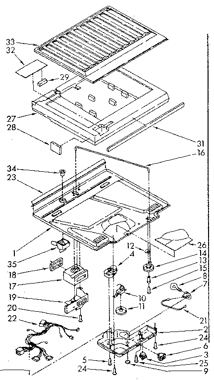 Compartment separator parts