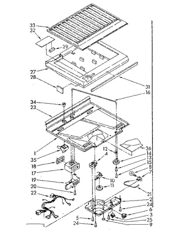 Compartment separator parts