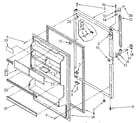 Kenmore 1068748472 refrigerator door parts diagram