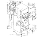 Kenmore 1068668401 cabinet parts diagram