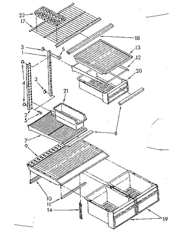 Shelf parts