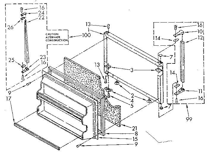 FREEZER DOOR PARTS