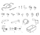 Kenmore 2538607586 ice maker installation parts diagram